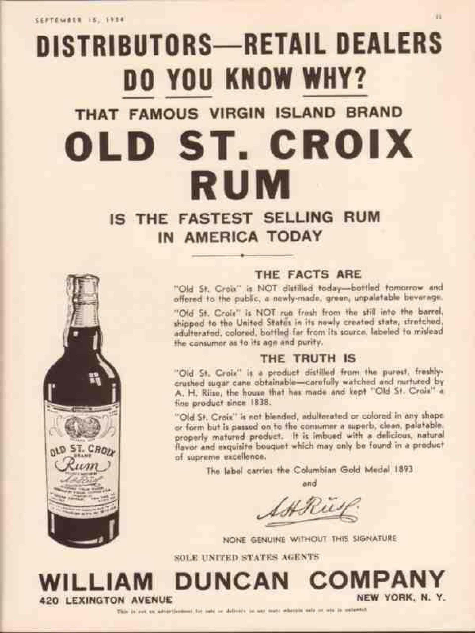 TBRA Brand Winner - Old St. Croix Spirits ApS  information 2