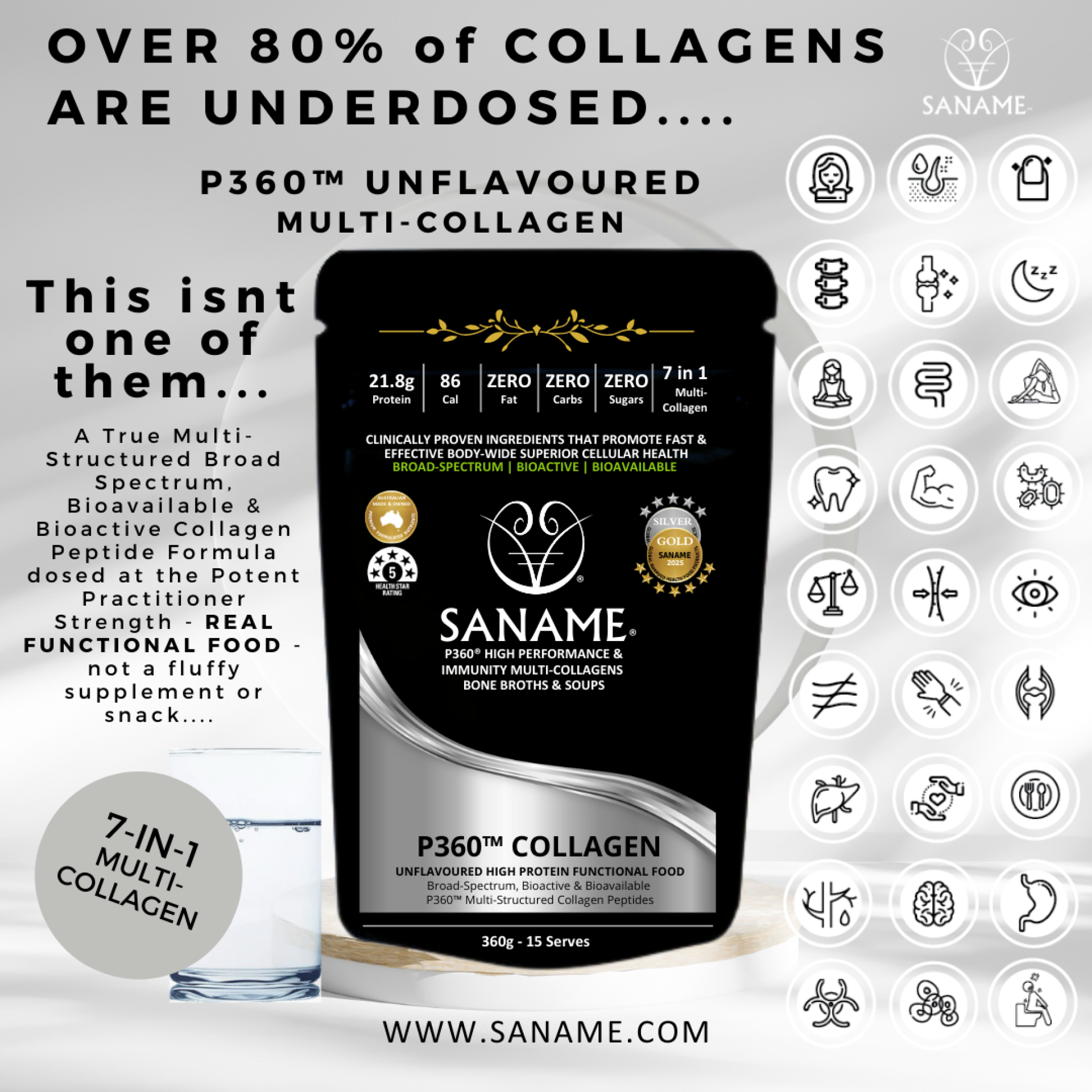 TBRA Brand Winner - SANAME - Performance & Immunity Multi-Collagens & BoneBroths information 5