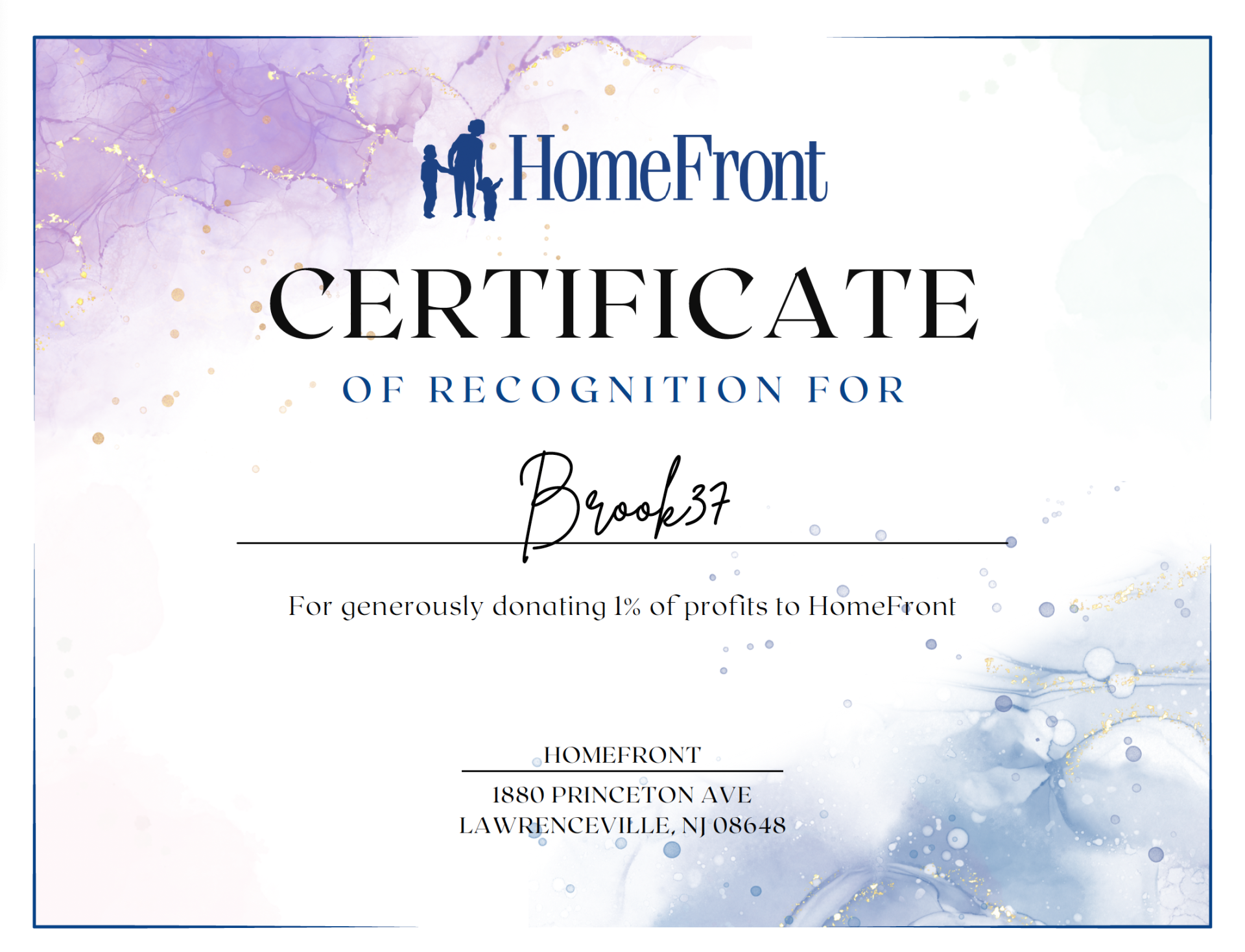 TBRA Brand Winner - Brook37 The Atelier information 1